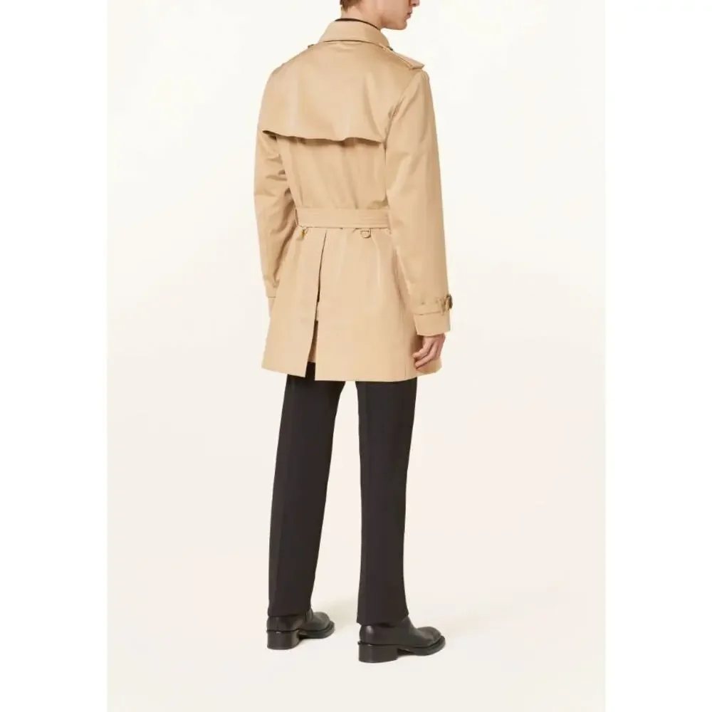Burberry Burberrys' Trench Coat Kensington Nova Made in England sz 46R VTG Tan - Picture 5 of 16
